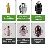 FOTYBEI 15pcs Dremel Rotary Tool Chuck 0.8-3.2mm Replacement 4486 Quick Change view 5