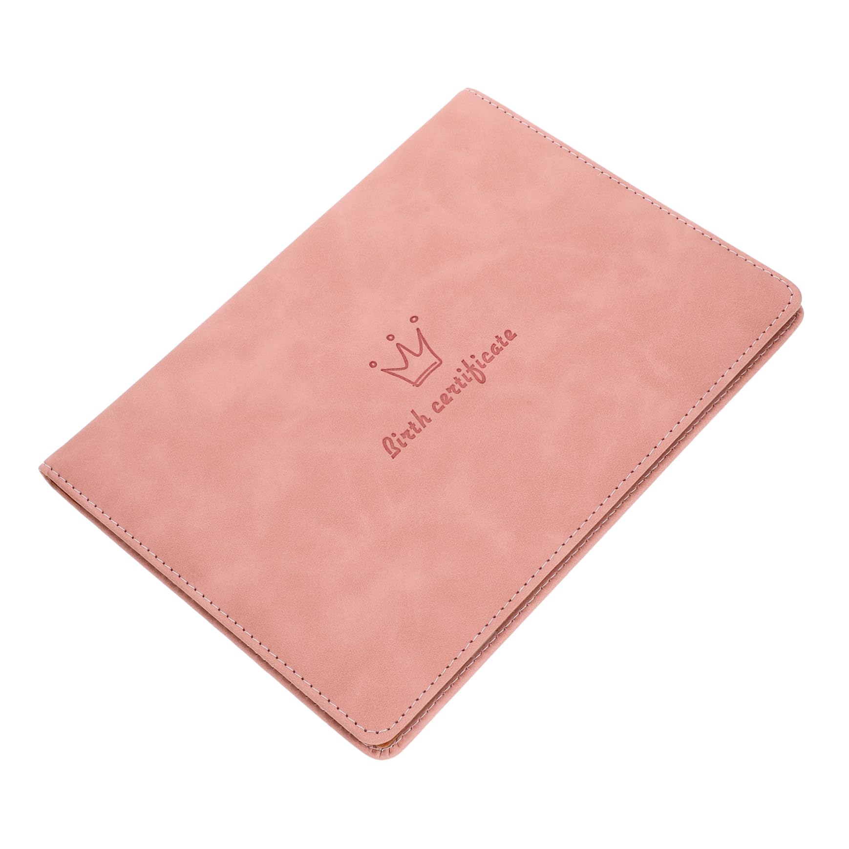 FUNOMOCYA Leather Birth Certificate Sleeve Protector for Documents Lightweight and Portable Certificate Cover with Cartoon Patterns Wear-Resistant Storage for Certificates