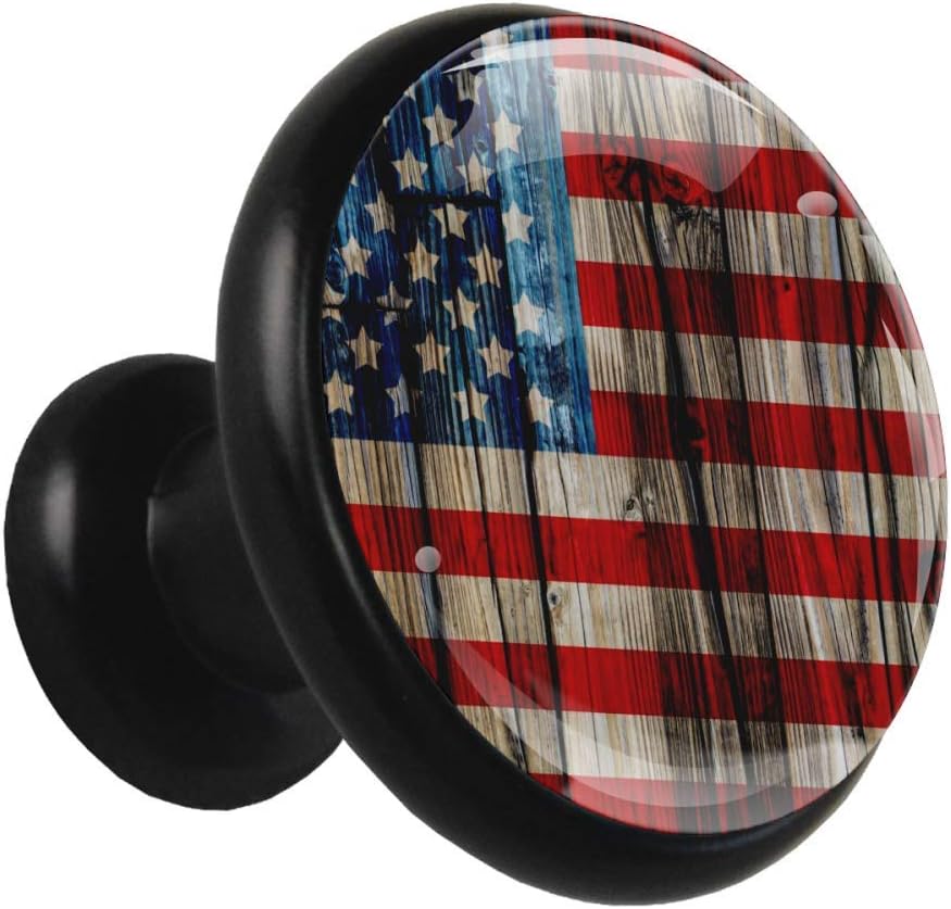 perillas de baño Bandera estadounidense perillas de mesillas de noche