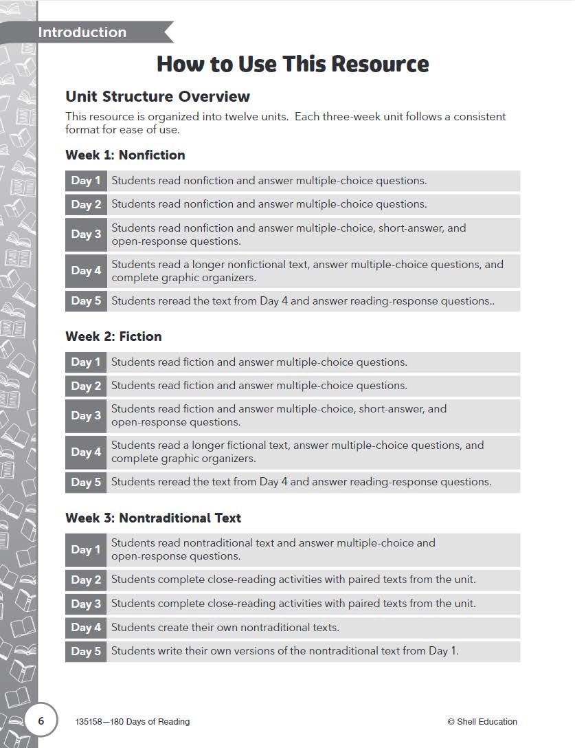 180 Days™: Reading for 7th Grade Practice Workbook for Classroom and Home, Cool and Fun Practice Created by Teachers (180 Days of Practice)