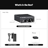 Fosi Audio TP-02 Subwoofer Amplifier 220W TDA7498E Mono with Sub Frequency view 9