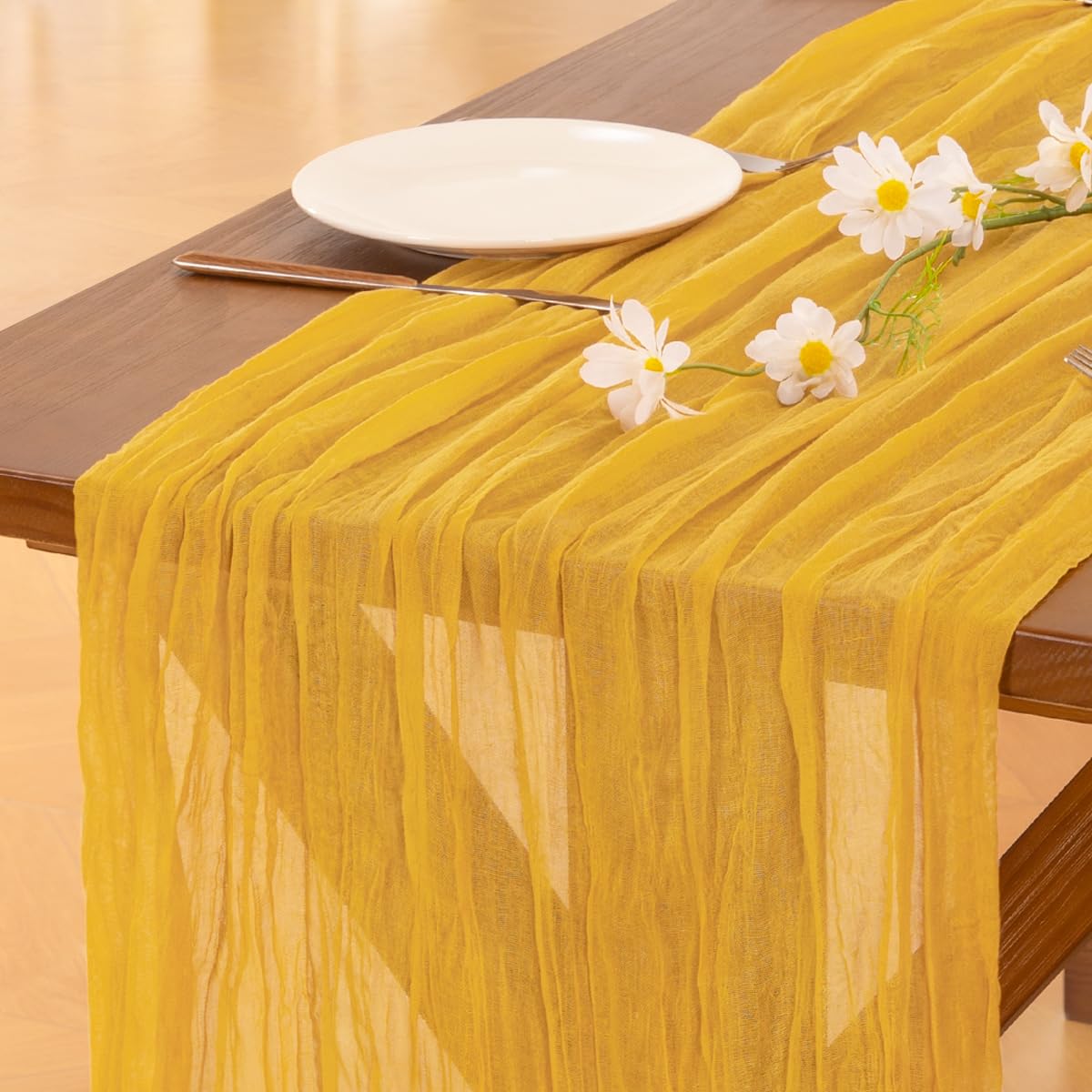 Socomi 3pcs Gold Yellow Fall Thanksgiving