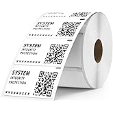 Supdesk Compatible for DYMO 30334 (2-1/4"x1-1/4) Address Barcode White Thermal Labels Work with LabelWriter 4XL Printer 1 Roll 350 Labels NOT Fit 5XL
