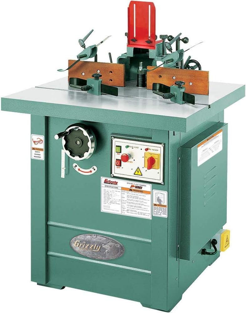 Grizzly Industrial G5912Z 5 HP Professional Spindle Shaper Z Series Home