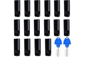 Cirwurie 16pcs Beer Faucet Covers & 2pcs Beer Tap Plug Brush Rubber Draft Tap Soother Nipple Beer Line Cleaning Kit