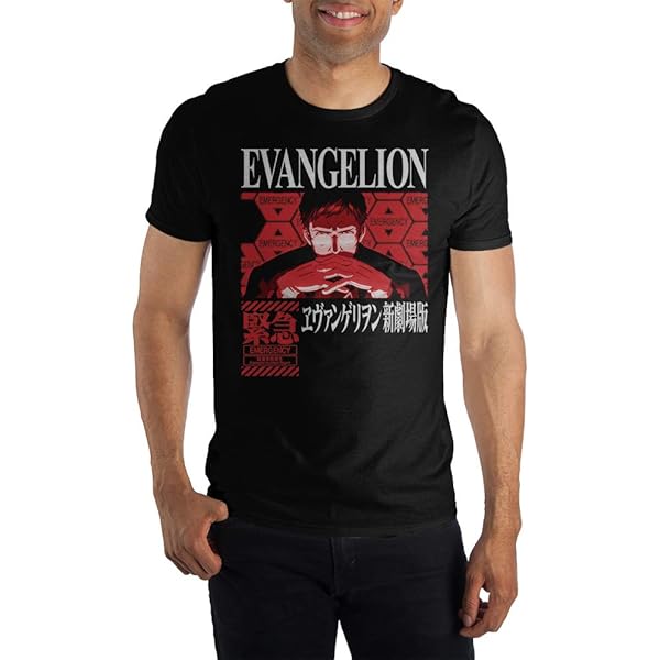 Bioworld Neon Genesis Evangelion Short-Sleeve T-Shirt-Small at
