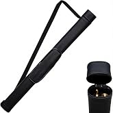 Empire USA - Billiard Pool Cue Hard Case, Holder for 1/2 Billiard Cue (Holder 1 Butt / 1 Shaft) - Black/Blue/Pink/Red/White