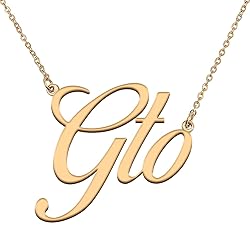 HUAN XUN Customized Custom Simple Any Name Necklace