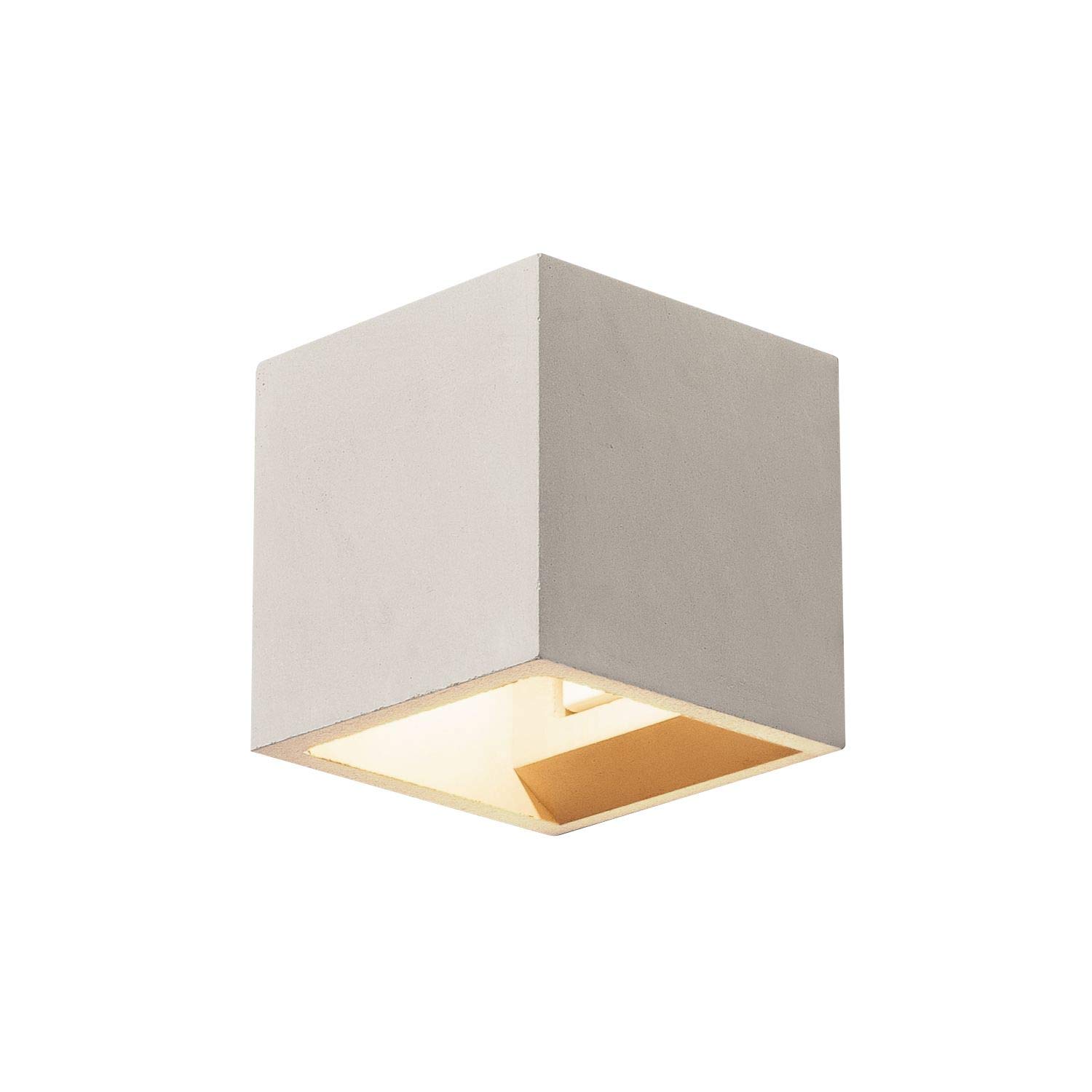 SLV Surface-Mounted Wall Light AVO CW Quad/Internal Wall Illumination, Surface-Mounted Light, Wall-Mounted Light, Ceiling spot / G9 25W Grey