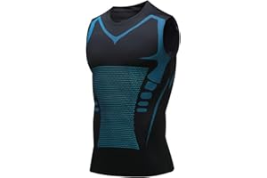 Lakemesure V Boost Shape Wear Shirt Men, V-Boost V2 Compression Tank, Quick-Drying Wicking Breathable Workout Gym Shirts