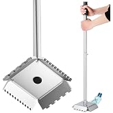 NEWTRY Manual Trash Compactor Metal, 120L-240L Waste Recycling Hand Tool | 31.5'' Height, 7'' Diameter, Crush Trash with Teeth, Metal Construction, Heavy Duty, Easy to Assemble