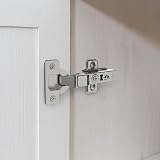 Furniware 2 Pcs Soft Close Cabinet Hinges 110 Degree 35mm Concealed view 8