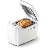 Davivy Bread Maker Machine with 2 Dough Kneading Paddles,15-in-1 Automatic Large Capacity Bread Machine Nonstick Bowl For Bread, Jam&amp; Yogurt, 3 Loaf Sizes and 3 Crust Settings