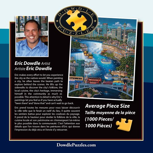 Jigsaw Puzzle - Niagara Falls 1000 Pc By Dowdle Folk Art