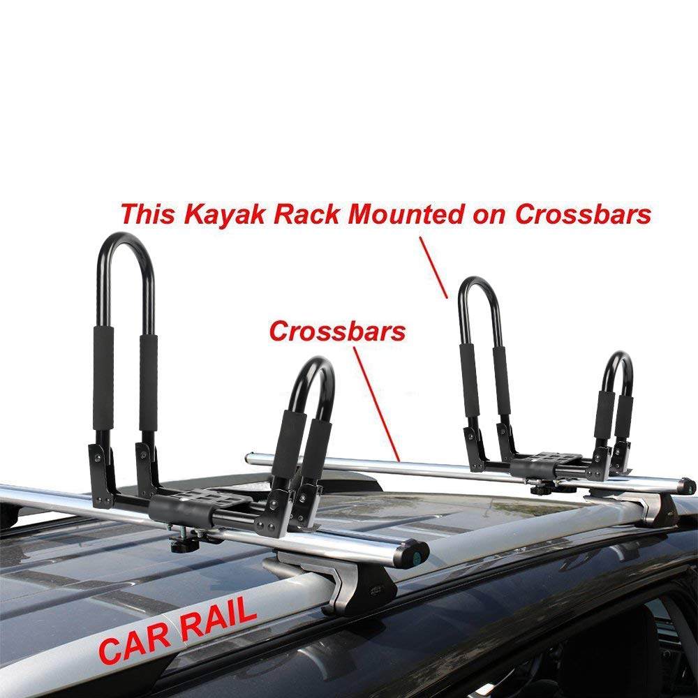 Kayak Hardware Legacy Kayak Upright Car Roof Bars 50cm Padded Legacy