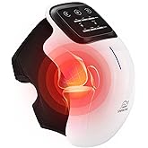 Snailax Cordless Knee Massager with Heat, FSA Eligible Red Light & 3 Vibration Modes & 3 Heating Levels, Heating Pad for Knee Pain,Gifts for Men, Women, Heated Knee Wrap