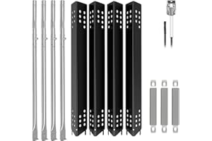 BMMXBI 463347017 463376017 Grill Parts Kit for Charbroil 463377319 463332718 Replacement Charbroil Performance Grills 463342118 G4700004W1 G4705200W1 Heat Plate Shield Burner Tube