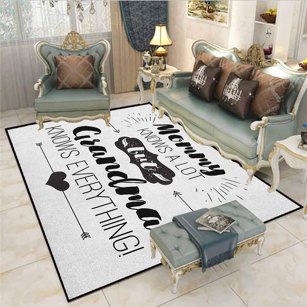 Grandma Hallway Rug Kids Rug Nursery Rug Arrows and Heart