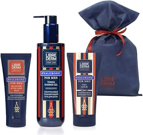 Amazon Librederm リブレダーム メンズコスメ3点セット シャワージェル 250ml フェイススクラブ 150ml アフターシェーブバーム 50ml 香水のようないい香り プレゼント Librederm ギフトセット 通販