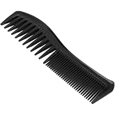 Styling Comb, Detangling Comb Wide Tooth Professional for Salon Use for Home(black)