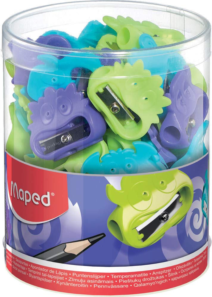 Maped Fancy Vivo Monster Pencil Sharpeners (Bulk Pack x 65)