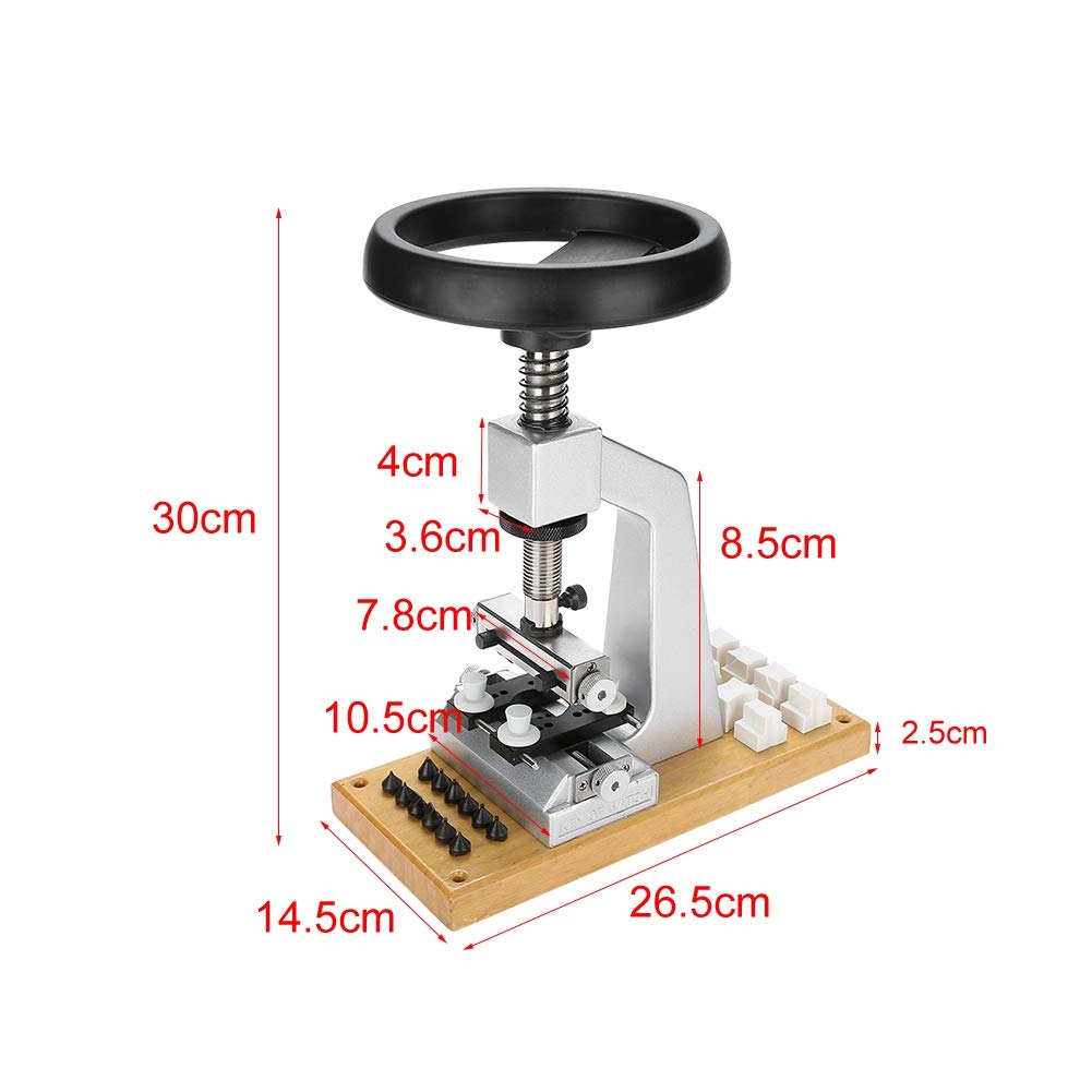 𝐂𝐡𝐫𝐢𝐬𝐭𝐦𝐚𝐬 𝐆𝐢𝐟𝐭 5700 Bench Watch Case Opener Wristwatch Tool Back Opener with 6 Dies For Rolex