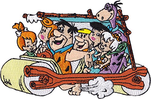 Application Flintstones Car Patch