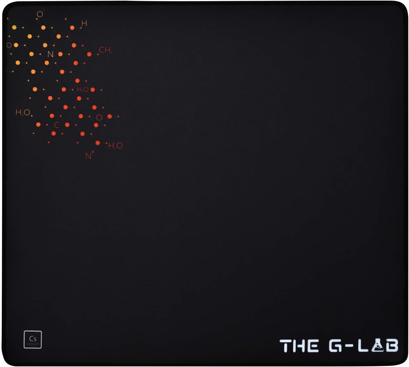 THE G-LABPAD CEASIUM - Large Non-Slip Rubber Base Mouse Mat - 450 x 400 mm