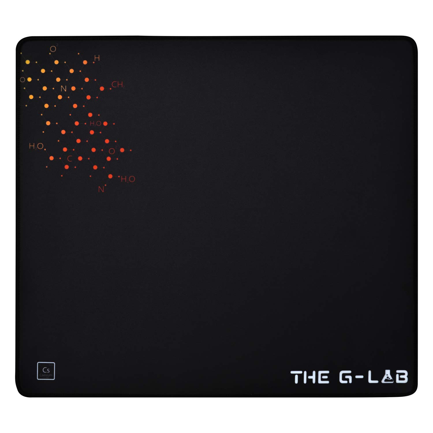 THE G-LABPAD CEASIUM - Large Non-Slip Rubber Base Mouse Mat - 450 x 400 mm