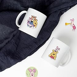 50pcs Pooh Bear Stickers for Kids Water