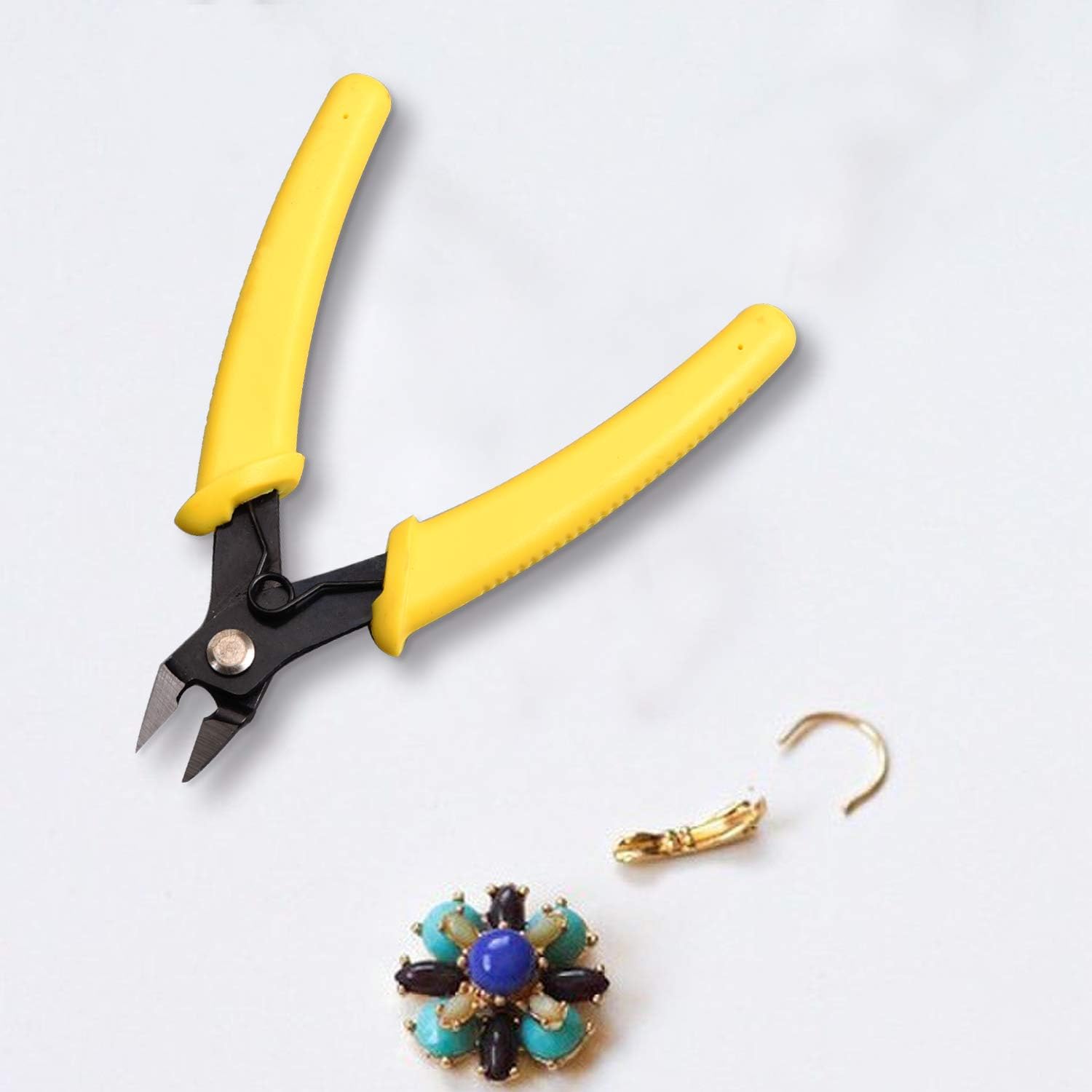 KATA 4.5 Inch Micro Wire Cutter, Precison Mini Flush Cutters and Clean Cut Pliers for Electronics, Model, Jewelry, Model Kits… - - 