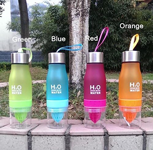 650ml H2O Lemon Juice Cup Fruit Water Bottle Infuser Drinkware for Outdoor Sports My Shaker Bottle BPA Free