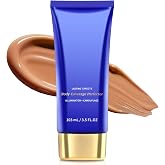Body Coverage Perfector Waterproof, Full Coverage Tatoo Cover Up Makeup Concealer for Spots Uneven Skin with Long Lasting, Body Leg Foundation for Brides Beach Vacation Gym, 3.5oz Bronze Radiance