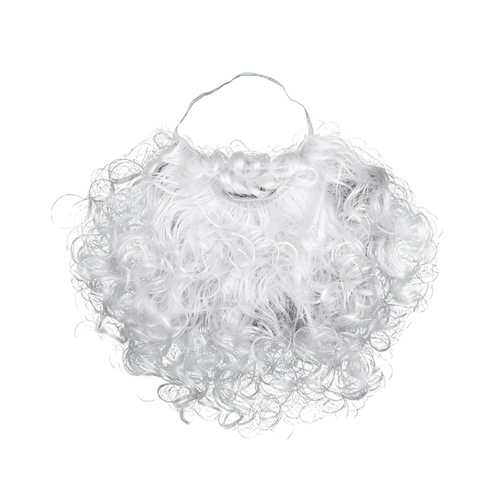 BUYOGET White Beard for Adults to wear for Xmas Classic Father Christmas Costume Fancy Dress Up