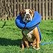 Inflatable Dog Collar, Recovery Cone, Adjustable Soft Comfortable Pet Recovery Collar After Surgery, Scratching,Stitches, Rashes Wounds