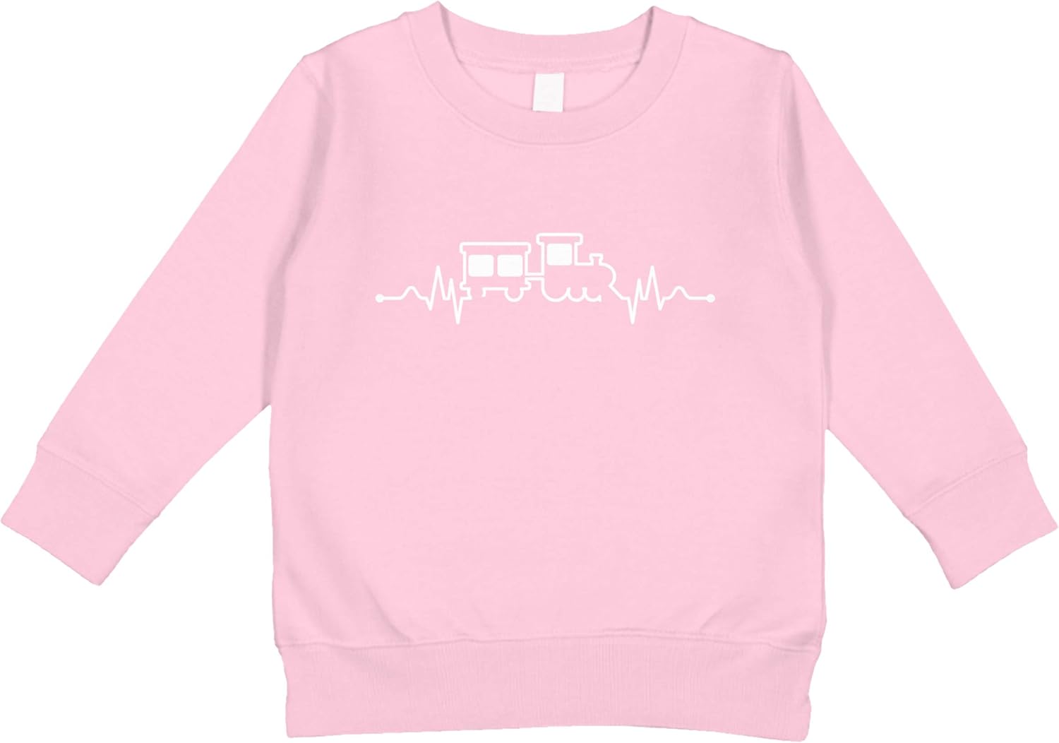 Amdesco Sweatshirt Toddler Heartbeat Train Active