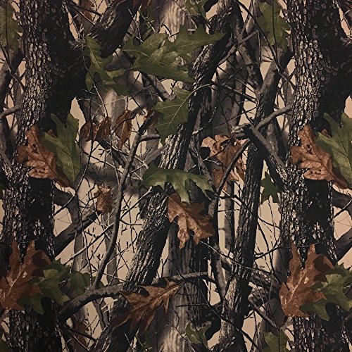 Printed Canvas Fabric Waterproof Outdoor 60" Wide 600 Denier Sold by The Yard ... (Hunter)