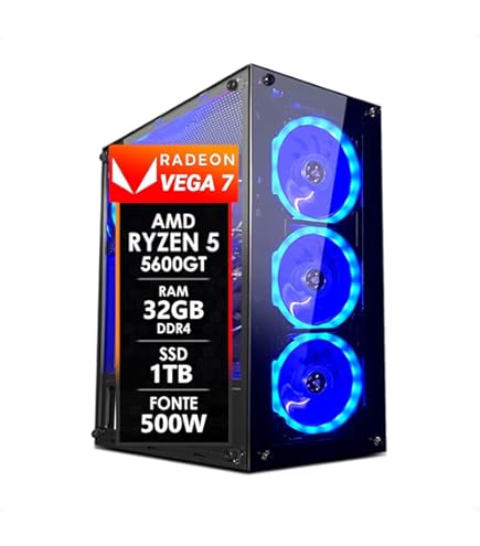 CPU AMD Ryzen 5 5600G Processador AMD Ryzen 5 5600GT 3.6GHz (4.6GHz Max Turbo