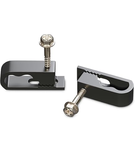 Stanz (TM) Flex Single Coaxial Cable Clips, Cat6, Electrical