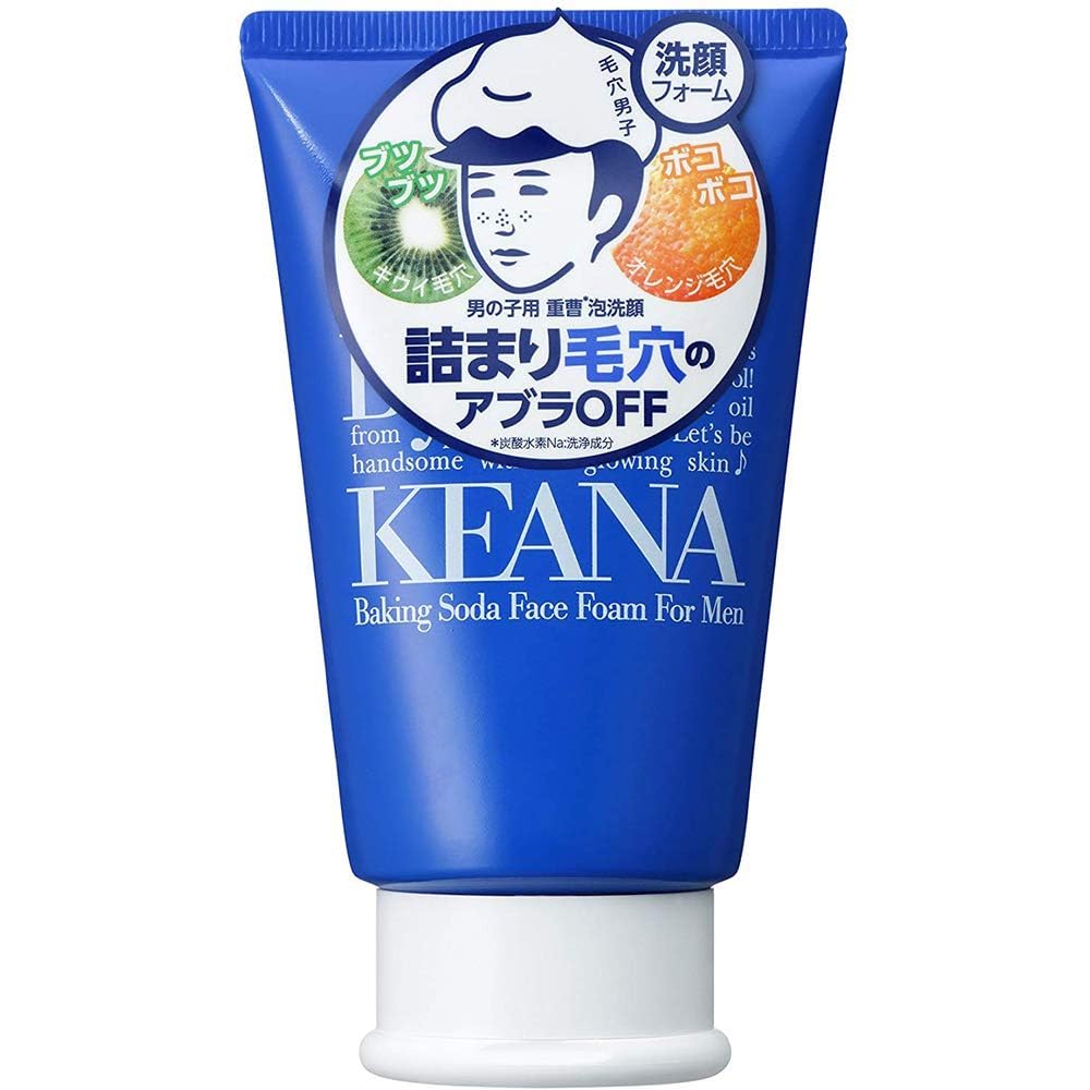 Ishizawa Keana Baking Soda Mens Face Wash - 100g (Green Tea Set)