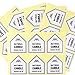 CHAWOORIM Handmade Candle Wrapping Stickers Labels - Candle Making Jar Container Boxes Natural Candle Especially for You