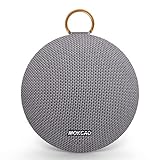 Bluetooth Speakers 4.2,Portable Wireless Speaker with 15W Super Stereo Sound,Strong Bass,Waterproof IPX7, 2500mAh Battery,MOKCAO STYLE Perfect for iPhone/Android devices,Colorful Christmas Gift-Grey