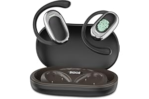 ANVOSED AI Translation Earbuds Real Time, 144 Languages Translator Earbuds Device, 5-in-1 Translation Music Calls Transcription AI Assistant Wireless Headphones Travel Business Learning (Black)