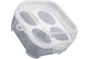 JINPIAOPIAO Shockproof Clear Eggs Storage Container for Outdoor Camping Portable Leakproof Designs with Lid