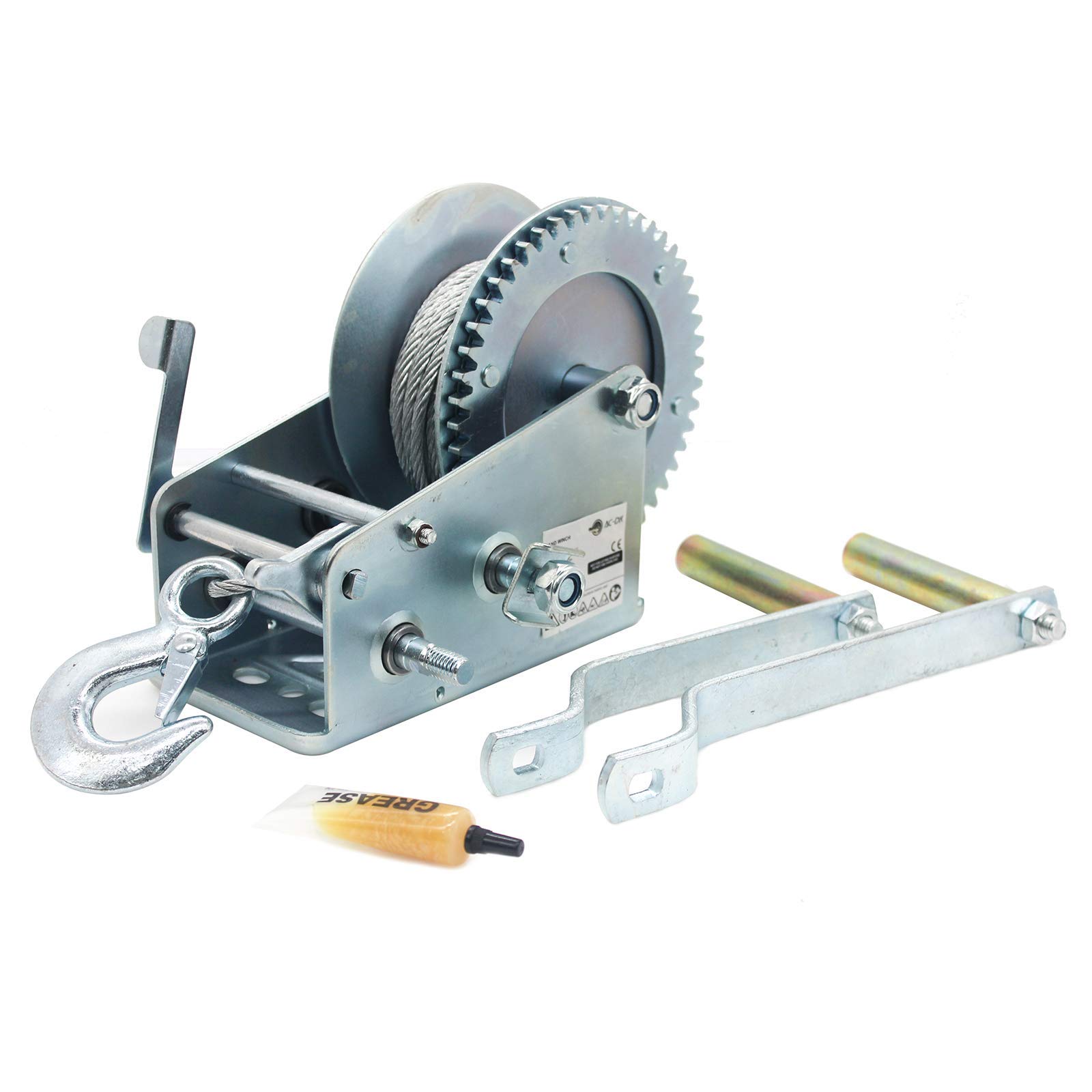 Buy ACDK 3500 lb Capacity Heavy Duty Hand Winch with 26 ft Steel Cable