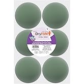 FloraCraft Floral Desert DryFōM 6 Piece Ball 2.8 Inch Green