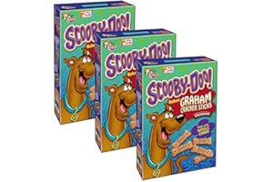 ＬＥＤ ＬＥＡＤＥＲ (3 Pack) Scooby-Doo Baked Graham Cracker Sticks Cinnamon, 11.0 OZ