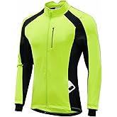 qualidyne Men's Winter Cycling Jacket Thermal Fleece Lined Windproof Softshell Warm Biking Running Hiking Coat with Pockets