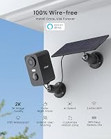 ieGeek 2K Solar Wireless Security Camera Outdoor with Color Night Vision view 3