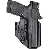 Tulster Oath IWB Kydex Holster fits: M&P Shield/Plus 4" 9mm / .40 | Optic Compatible Inside The Waistband Appendix Concealed Carry